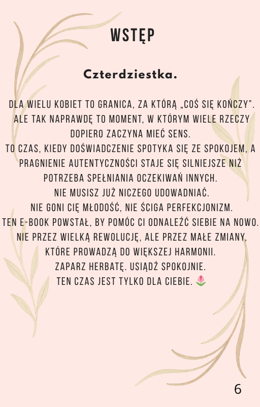 Ebook - Nowy początek po czterdziestce